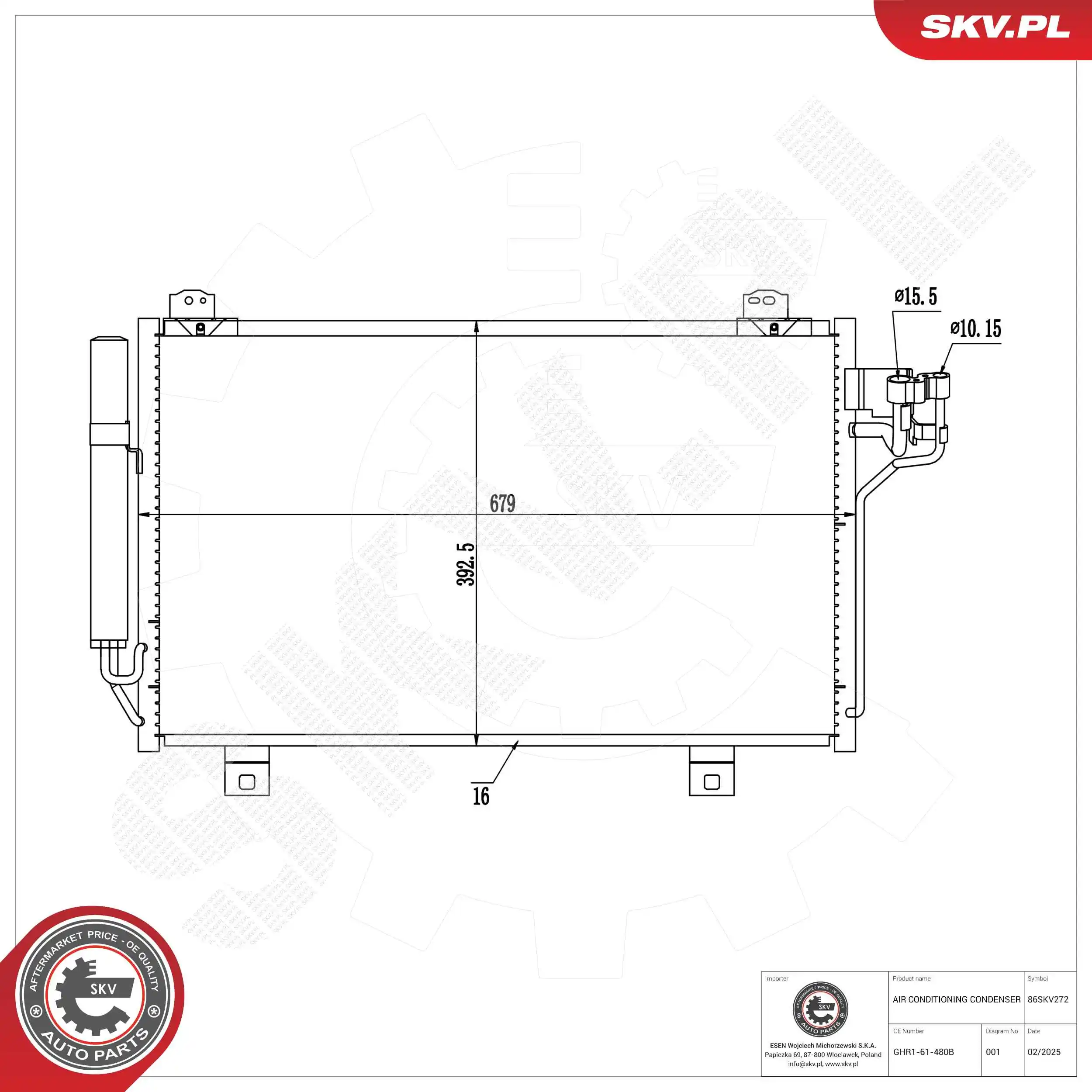 Condenser, air conditioning